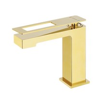 [IL∃7] DL5000 골드 ASTRO 고급 세면대 원홀 수전 세수 블랙 디자인 세면기_E∃8260eA, ∠본상품