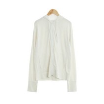 유니클로 화이트 에어리즘 후드집업 여자 4838