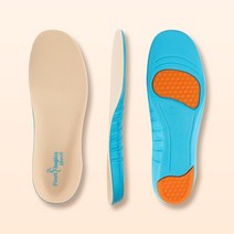 풋로직스 센시 푹신한 기능성 쿠션 깔창 평발 아치 신발 인솔, M(270~280mm)