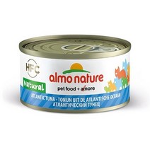 알모네이쳐 HFC 내츄럴캣 고양이 습식캔 주식캔, 70g, 대서양 참치 70g