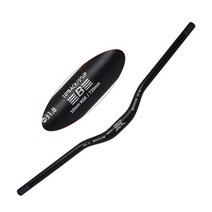 카본핸들바 BUCKLOS-MTB 자전거 핸들 바 25.4mm BMX 라이저 31.8*720/780mm 브롬튼용 산악, [06] Black 31.8-720mm R50