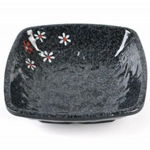 skcn 멜라민 그릇 반찬 접시 식기 사각 꽃무늬 18.7cm 사각접시 0WA5CD6B, 단풍 DS-6615