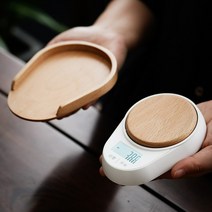 정밀 커피저울 원두 계량 바리스타 전문가용 디지털, 1, free, 브라운 저울(업그레이드 버전) + 우드 트레이