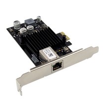 PCI-E 네트워크 카드 PCI-E X1 I210AT 단일 포트 기가비트 이더넷 이미지 캡처 네트워크 카드 PoE + 전원 공급 장치 NIC, 하나, 검은 색