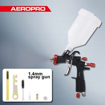 랩토라이너 자동차스프레이건 자동차외형복원 AEROPROLLP 스프레이 건 페인트 건자동차 페인팅 에어 브러시 A610 1.3mm 1.4mm 1.5mm 1.7mm 2.0mm 노즐, 02 1.4mm spray gun