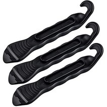 일본직발송 9. Oziral 자전거 타이어 레버 3개 세트 펑크 수리 키트용 타이어 교체 공구 B085Y7SRSC, One Size_블랙, One Size_블랙, 블랙