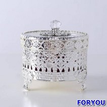 ForU82 퀸즈실버 엔틱 보석함 소 장식품 엔틱소품 액세서리 소품집들이 집들이선물