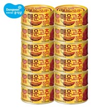 동원 매운 고추참치 통조림, 100g, 12개