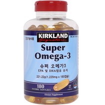 고용량 코스트코오메가3 X 6개월분 커클랜드 슈퍼오메가3 (1통), 1개