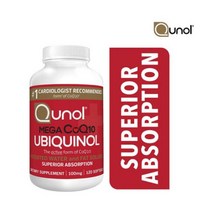 Qunol 큐놀 메가코큐텐 유비퀴놀 100mg 120정, 1개