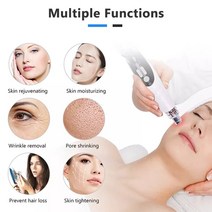 스킨케어 RF 인젝터 바늘 메조테라피 건 주름 방지 워터 메조건 리주버네이션 스킨 케어 페이셜 뷰티 머신, [02] EU Plug