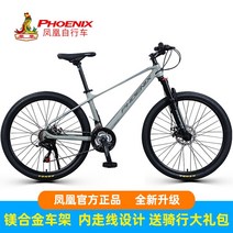피닉스 마그네슘 합금 MTB 경주 자전거 청소년 성인용, XT680 27단매트다크그레이26
