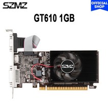 SZMZ GT 610 비디오 카드 1GB NVIDIA GeForce 로우 프로파일 ddr3 그래픽, 01 GT610 1GB