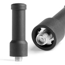 미니 SMA-F UHF 400-480MHz BAOFENG KENWOOD PUXING RADIE를위한 짧은 수염 안테나, 검은 색