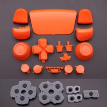 ps5 부품 듀얼센스 커버 컨트롤러 거치대 실리콘 스틱 케이스 받침대 고무 전도성 버튼 및 풀 세트 조이스틱 방향 키 소니 용, N6