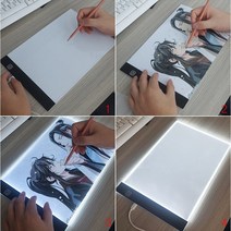 스크린톤 글라스펜 전자 스케치북 led A4 LED 드로잉 태블릿 디지털 그래픽스 패드 USB 라이트박스 카피보