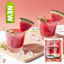 과일 주스 수박주스 1KG 수박원액 땡모반 카페용 업소용 음료용, 1봉