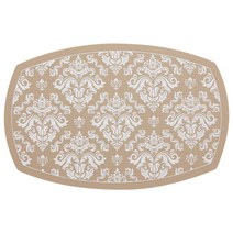 크린모아 그라치아 실리콘 미끄럼방지 방수 테이블 매트 6종, 06-베이지, 28×42.5