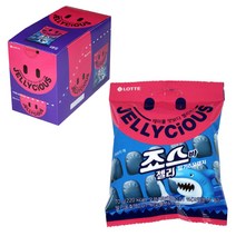 롯데 젤리셔스 죠스바젤리 70g 8개, 1개