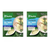 Knorr 크노르 연어스테이크소스 저지방 딜소스 Dill low fat sauce 250mL 2개