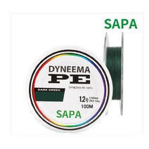 기타 싸파 다이니마 P.E100% 다크그린 합사줄 150M, 선택완료