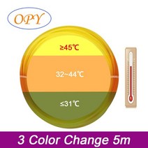 3d프린터 필라멘트 3d펜 펜 5m pla 리필 플라스틱 대리석 실크 나무 온도 색상 변경 글로우 매트 화이트 블랙, 5m 3색 변경, 중국