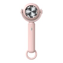 해피바이 휴대용 버클 핸드 탁상겸용 아이스 냉각 손선풍기YL-004, 핑크, YL-004