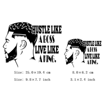 아플리케 패치 와펜 멋진 수염 남자 의류 패치에 대한 열전달 미국 검정 남자 킹 열 스티커 철제 패치 diy 의류 액세서리, 다-6, 1개