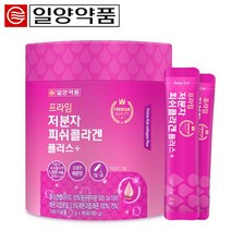 일양약품 저분자 피쉬 콜라겐 펩타이드 500달톤 이하 가수분해 엘라스틴 분말 스틱, 5개, 90포