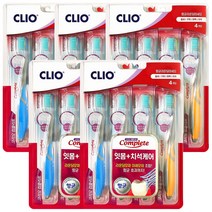 크리오 컴플리트 라운딩미세모 칫솔, 4개입, 5개