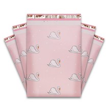 보람창고 2장 OPP필름 어린이집 생일 답례품 선물 포장 스티커 캐릭터 비닐봉투 양말 쿠키 간식, 1.백조