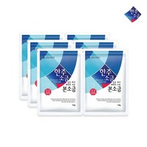 기타 한주 본소금 1kg x 6개 식기세척기 연수기 국산 가정용 김치, 단품