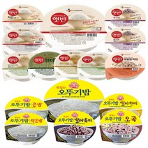 CJ 햇반 | 맛있는 오뚜기밥 | | 현미 잡곡 흑미 오곡 솥반 즉석밥 8/18/24/36개, CJ제일제당 햇반 100%현미로지은밥 130g 24개