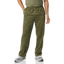 Amazon Essentials 남성용 플리스 운동복 바지 그린 앱스트랙트/카모 XS