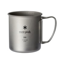 snow peak 스노우피크 티타늄 싱글 머그, 300ml