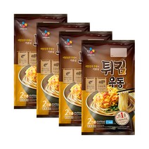 [제일제당] [CJ]가쓰오튀김우동 2인분X4개(냉장), 상세 설명 참조