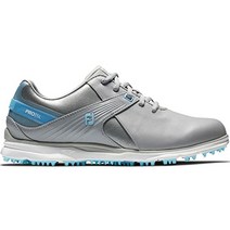 FootJoy 여성용 프로Sl 골프화 화이트실버그레이, 5, White/Aqua