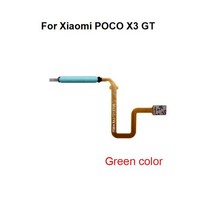 고화질 북 스캐너 양면 스캔 고급 스캔기 Xiaomi POCO X3 홈 버튼 지문 스캐너 터치 ID 메뉴 반환 키 센서, 06 POCO X3 GT Green