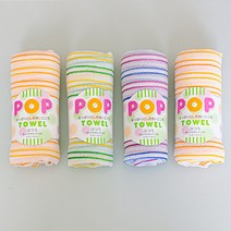일본 아이센 팝 샤워타올 4개 까칠한 고급 일제 목욕 바디타올