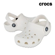 크록스 키즈 클래식 클로그 T 화이트 (206990-100)