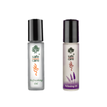멘톨 잠깸오일 +라벤더 유칼립투스 푹잠 아로마오일 롤온 1+1 세트, 멘톨 잠깸 10ml + 라벤더 푹잠 10ml