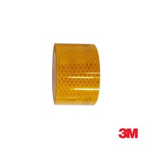 3M 프리즘형 고휘도 반사테이프 48mm x 2.5M 황색 반사테이프/안전테이프/야간작업/안전표시/레져장비
