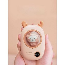 마카롱히터 마카롱온풍기 화장실 이너텐트, (옐로우캣) 8000mA 용량5단