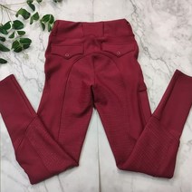 승마바지 회색 풀 시트 승마 스포츠 바지 여성용 의류 겨울, 02 red riding leggings_05 L