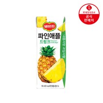 델몬트 드링크 파인애플 190ml, 롯데 델몬트팩 파인애플 190ml x 48팩