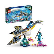 LEGO 레고 아바타 일루 디스커버리 75575 물의 길 영화 빌딩 장난감 오션 세트 동물 같은 수중 생물 피규어 와 팬을 위한 수집 가능한 디스플레이 아이디어