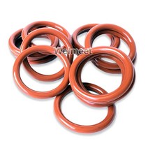 고무오링 패킹 실리콘 오링 고무링 10pcs 와이어 직경 3.1mm OD10-200mm 오일 저항 실리콘 고무 씰링 링 고, 36 52mm