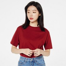 레이어드 이너 무지 기본 반팔티 쿨 30대 이쁜반팔티