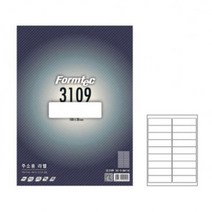 주소용라벨 출력용라벨 주소용라벨 프린트라벨지 라벨지 LQ-3109 20매 폼텍 18칸