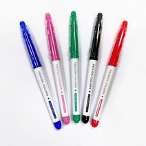 파이롯트 프릭션 일제 열펜 굵은심 원단용 자수용 싸인펜 기화펜, 블루